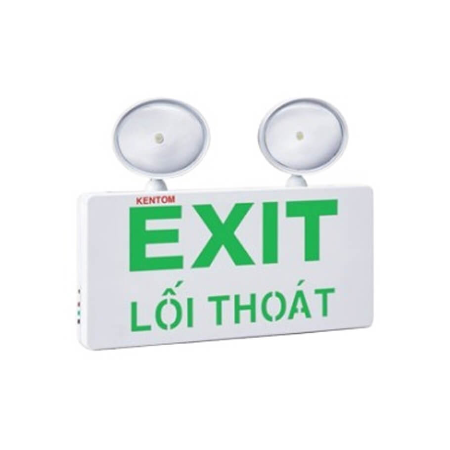Đèn Exit chiếu sáng khấn cấp Kentom KT-730